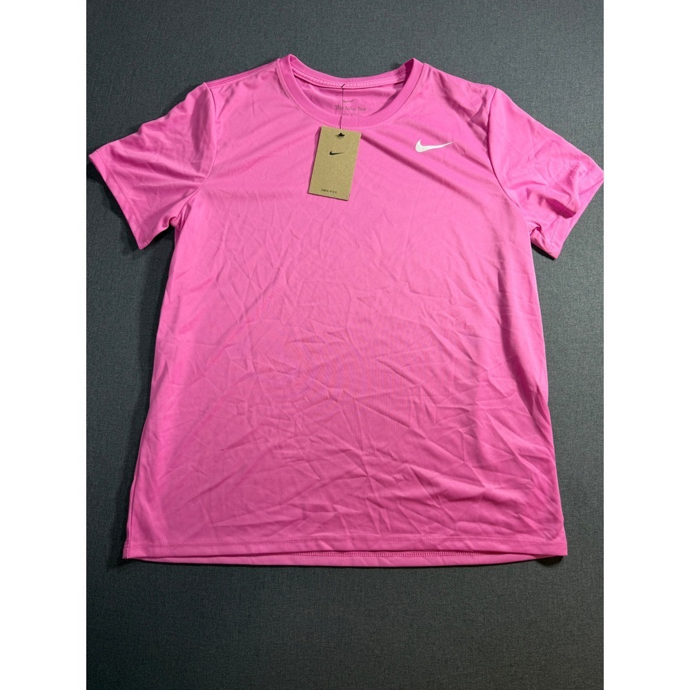 Nike Dri-FIT The Nike Tee Womens Medium Pink Short Sleeve Athletic T-Shirt NWT